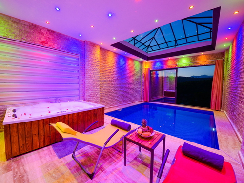  gece  -  Kasım
  | Kalkan Akbel Muhafazakar Villa (4 Kişilik, Doğa İçinde, Jakuzili, Isıtmalı Havuz Seçenekli)